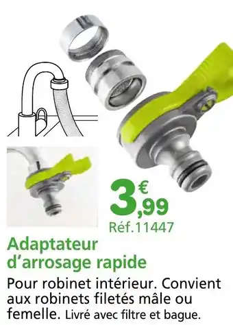 Provence Outillage Adaptateur d'arrosage rapide offre