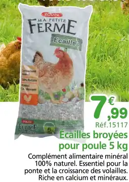 Provence Outillage ZOLUX Écailles broyées pour poule offre