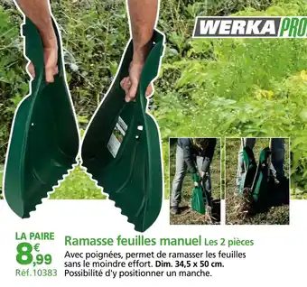 Provence Outillage WERKA PRO Ramasse feuilles manuel Les offre