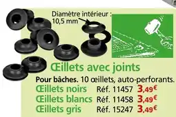 Provence Outillage Cillets avec joints offre