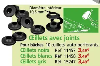 Provence Outillage Cillets avec joints offre