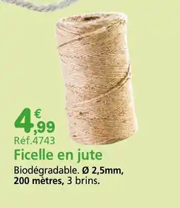 Provence Outillage Ficelle en jute offre