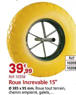 Provence Outillage Roue increvable 15" offre