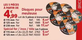 Provence Outillage Disques pour meuleuse offre