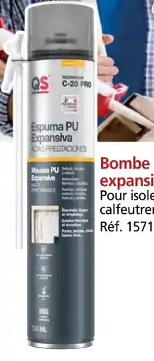 Provence Outillage Bombe mousse polyuréthane expansive offre