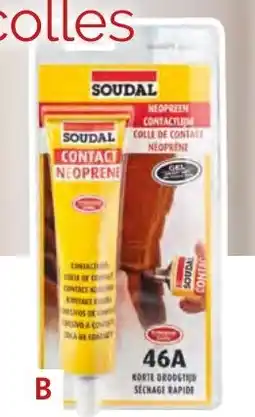 Provence Outillage SOUDAL Colle Néoprène Tube offre