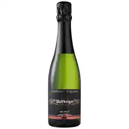 E.Leclerc Demi-bouteille Crémant d'Alsace AOP Wolfberger - Brut Rosé - 37.5 cl offre