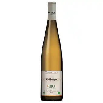 E.Leclerc Wolfberger BIO, 2020 - Alsace Gewurztraminer AOP - Blanc Sec - 75 cl offre