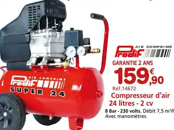 Provence Outillage Compresseur d'air - 2 cv offre