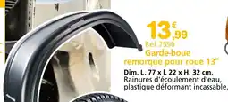 Provence Outillage Garde-boue remorque pour roue 13" offre