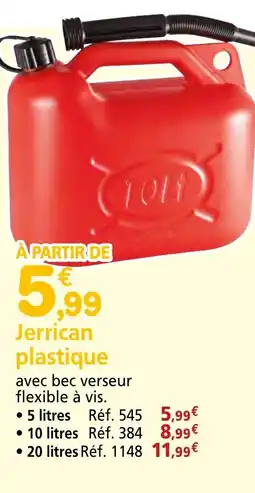 Provence Outillage Jerrican plastique offre