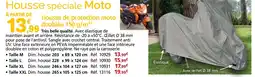 Provence Outillage Housse de protection moto doublée 150 g/m² offre