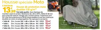 Provence Outillage Housse de protection moto doublée 150 g/m² offre