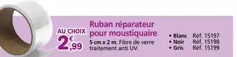 Provence Outillage Ruban réparateur pour moustiquaire offre