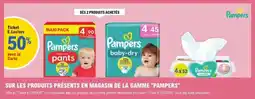 E.Leclerc Sur les produits présents en magasin de la gamme pampers offre