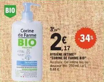 E.Leclerc Hygiene intime corine de farme bio offre