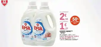 E.Leclerc Lessive liquide epsil offre