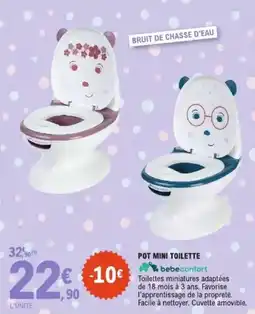 E.Leclerc Pot mini toilette offre