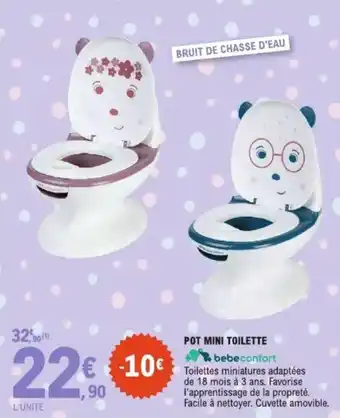 E.Leclerc Pot mini toilette offre