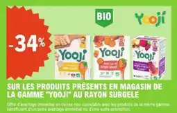 E.Leclerc Sur les produits présents en magasin de la gamme yooji au rayon surgele offre