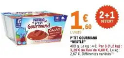 E.Leclerc P'tit gourmand nestlé offre