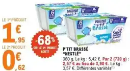 E.Leclerc P'tit brassé nestlé offre