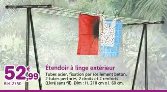 Provence Outillage Étendoir à linge extérieur offre