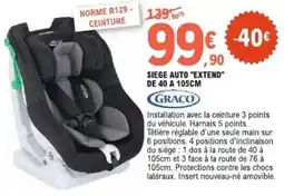 E.Leclerc Siege auto extend offre