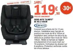 E.Leclerc Siege auto slimfit offre