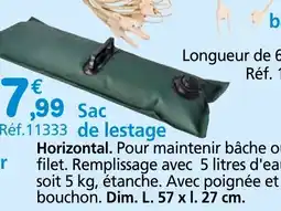 Provence Outillage Sac de lestage offre