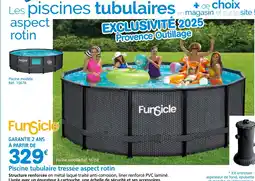 Provence Outillage Piscine tubulaire tressée aspect rotin offre