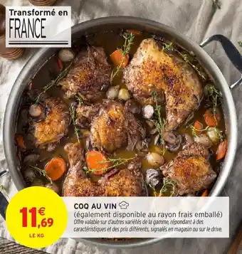 Intermarché Coq au vin offre