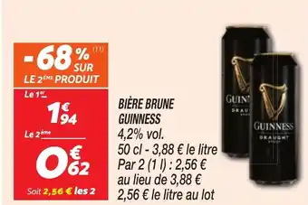 Netto GUINNESS Bière brune offre