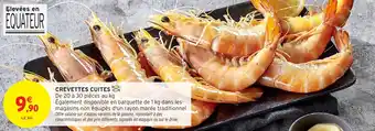 Intermarché Crevettes cuites offre