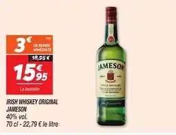 Netto JAMESON Irish whiskey original offre