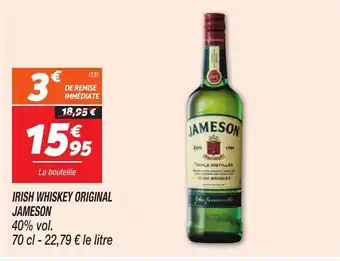 Netto JAMESON Irish whiskey original offre