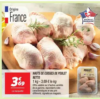 Netto NETTO Hauts de cuisses de poulet offre