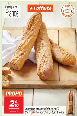 Netto Baguettes garance céréales x3 offre