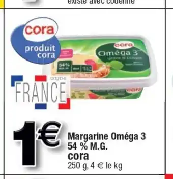 Margarine Omèga 3 54 & M.G. Cora