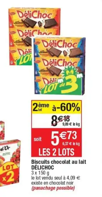 Biscuits Chocolat Au Lait Dèlichoc