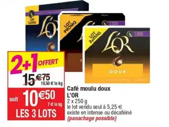 Cora x Carrefour Cafè Moulu Doux L'Or offre