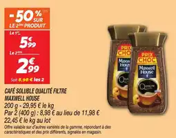 Netto MAXWELL HOUSE Café soluble qualité filtre offre