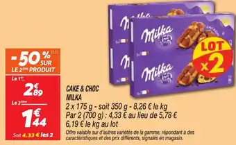 Netto MILKA Cake & choc offre