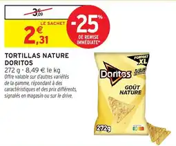 Intermarché Tortillas nature doritos offre