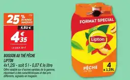 Netto LIPTON Boisson au thé pêche offre