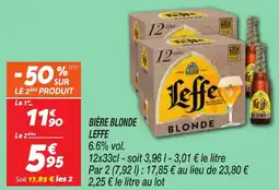 Netto LEFFE Bière blonde offre