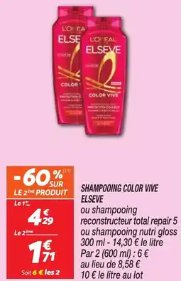 Netto ELSEVE Shampooing color vive offre