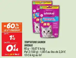 Netto WHISKAS Temptations saumon offre