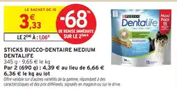 Intermarché Sticks bucco-dentaire medium dentalife offre