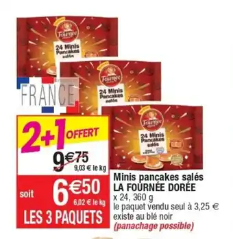 Minis Pancakes Salès La Fournèe Dorè